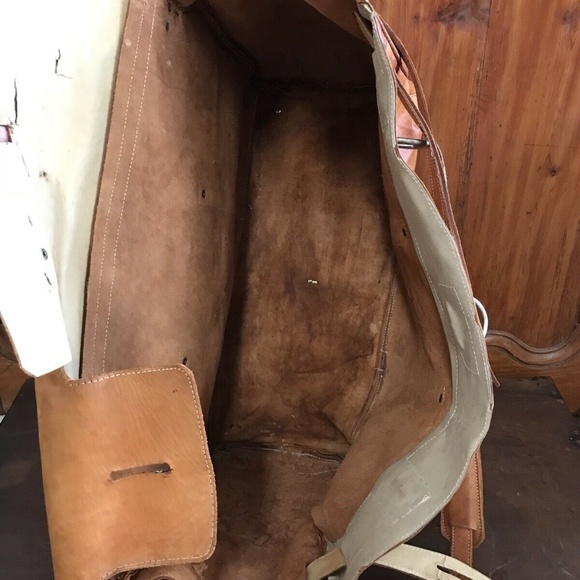 VTG U.S Mail Bag Money Duffle Bag Railroad Overnight Crossbody Bag 1955 RARE!! - Picture 5 of 8